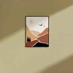 Abstract Eagle Way- Wall Frame