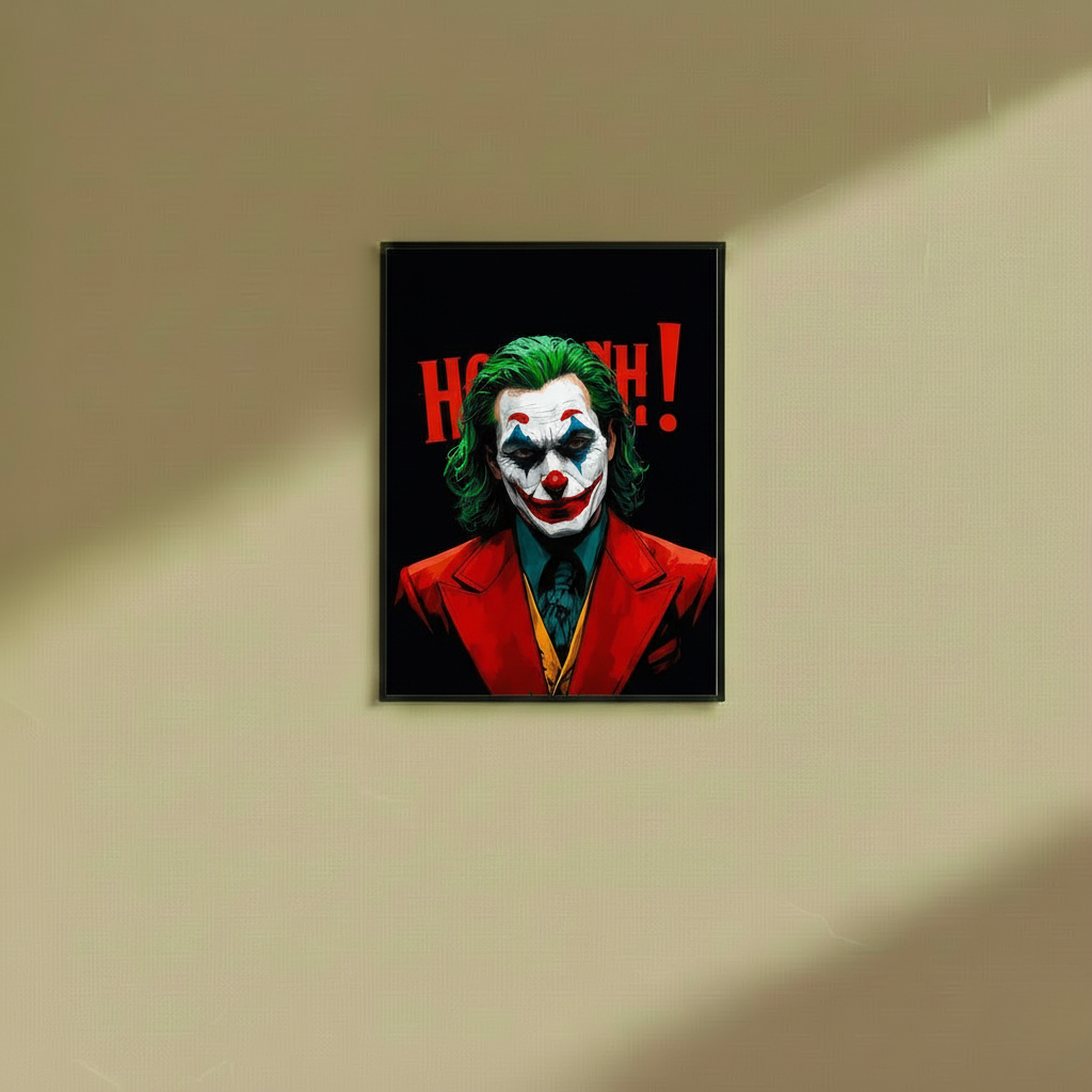 The joker Portrait - Wall Frame