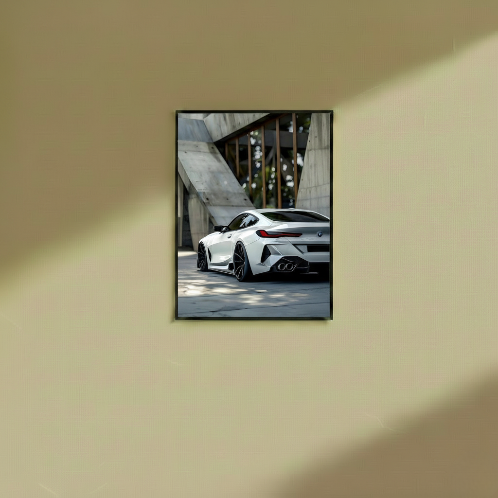 White Storm - Wall Frame