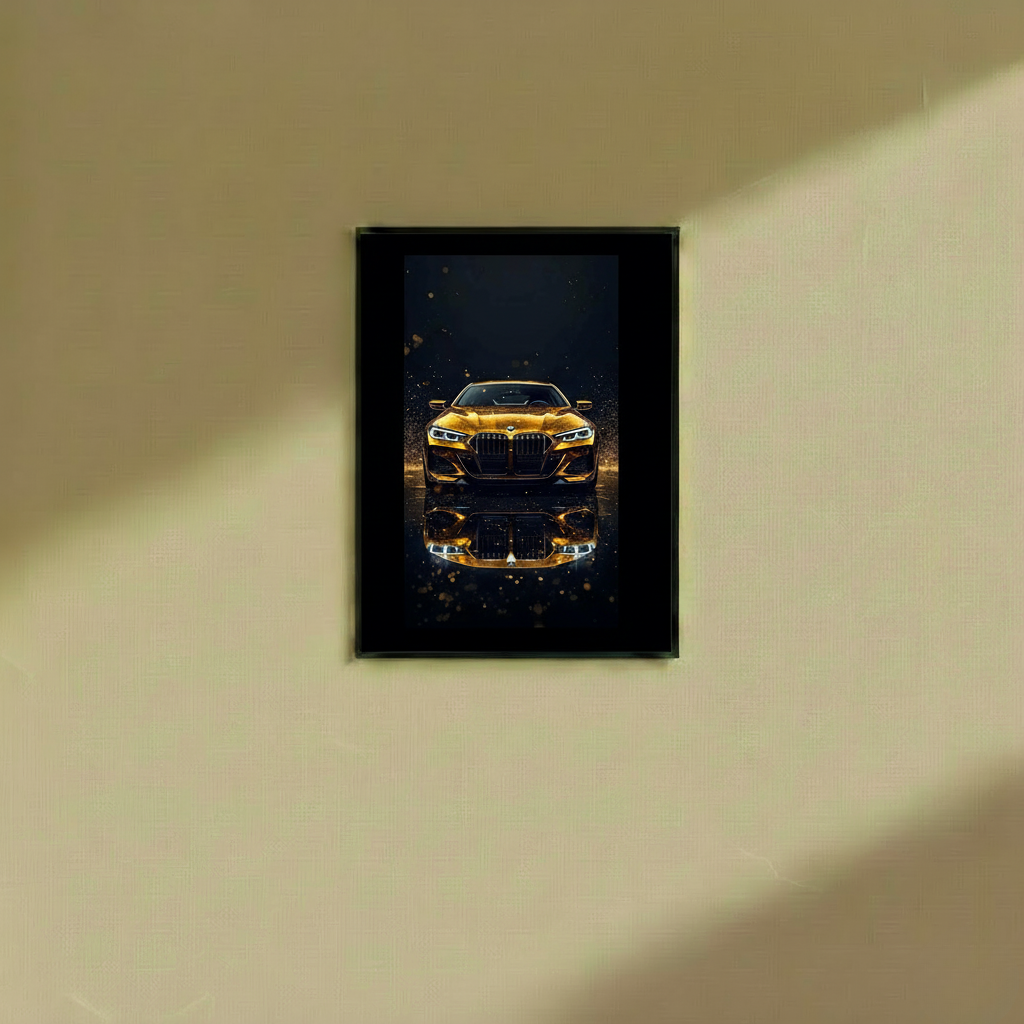 Gold Waves - Wall Frame