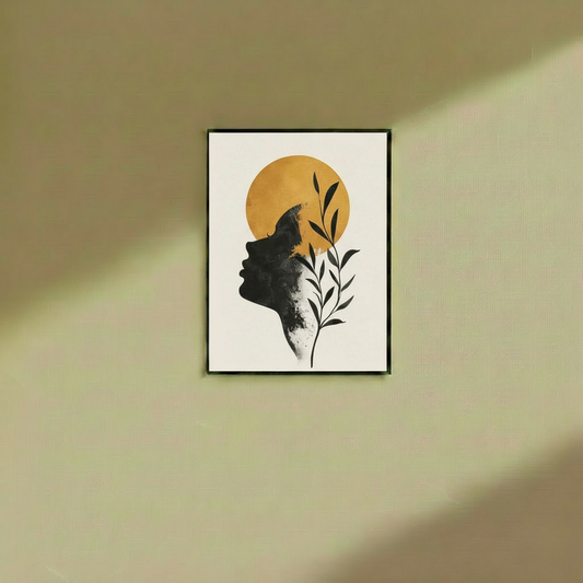 Abstract Flower  - Wall Frame