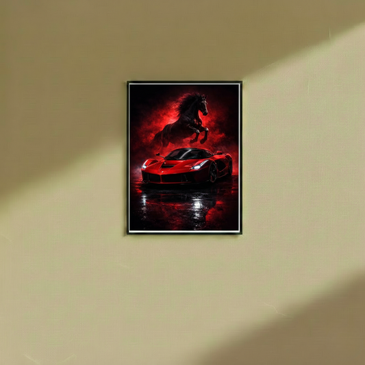 Red Rebirth - Wall Frame