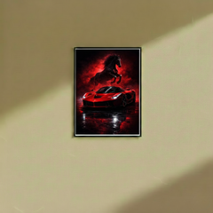 Red Rebirth - Wall Frame