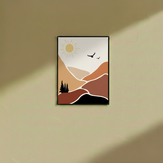 Abstract Eagle Way- Wall Frame