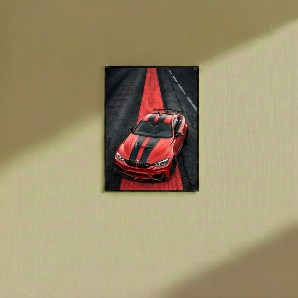 Red GTR - Wall Frame