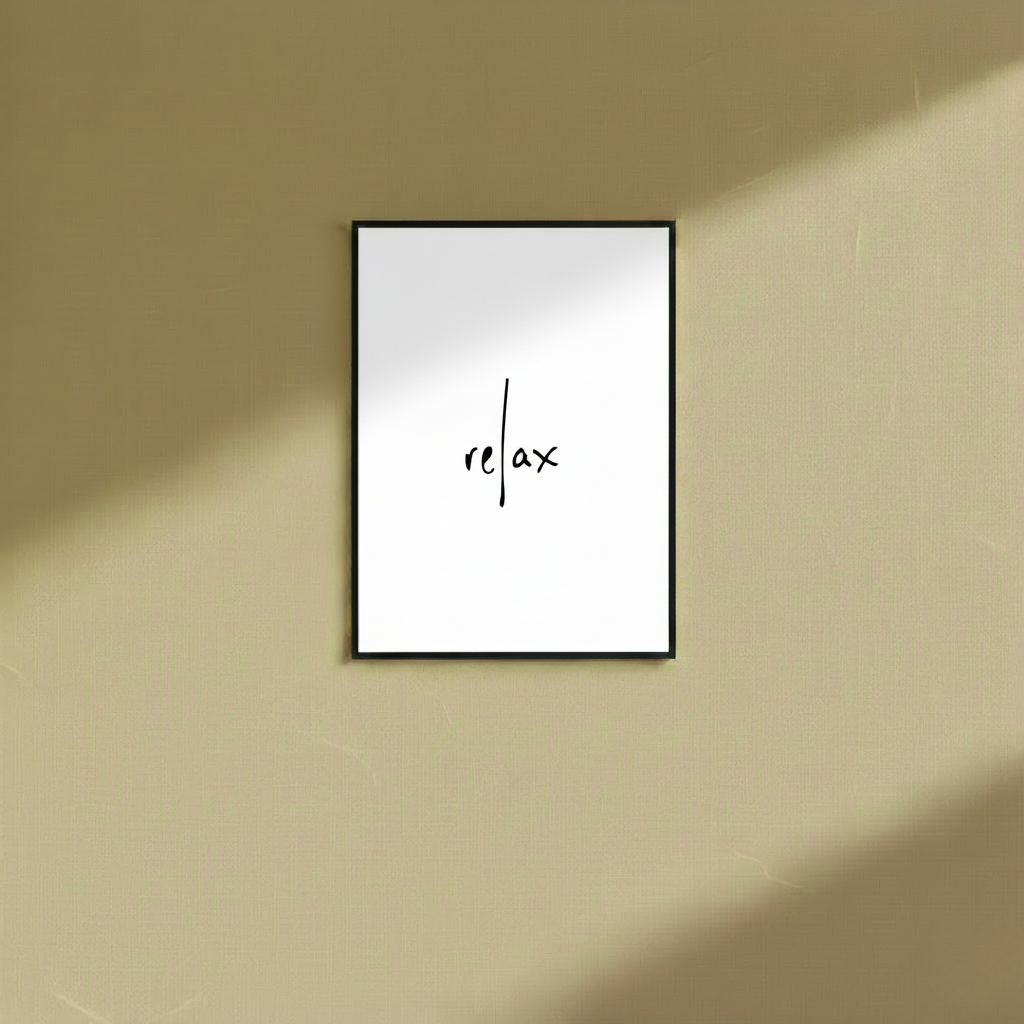 Relax  - Wall Frame