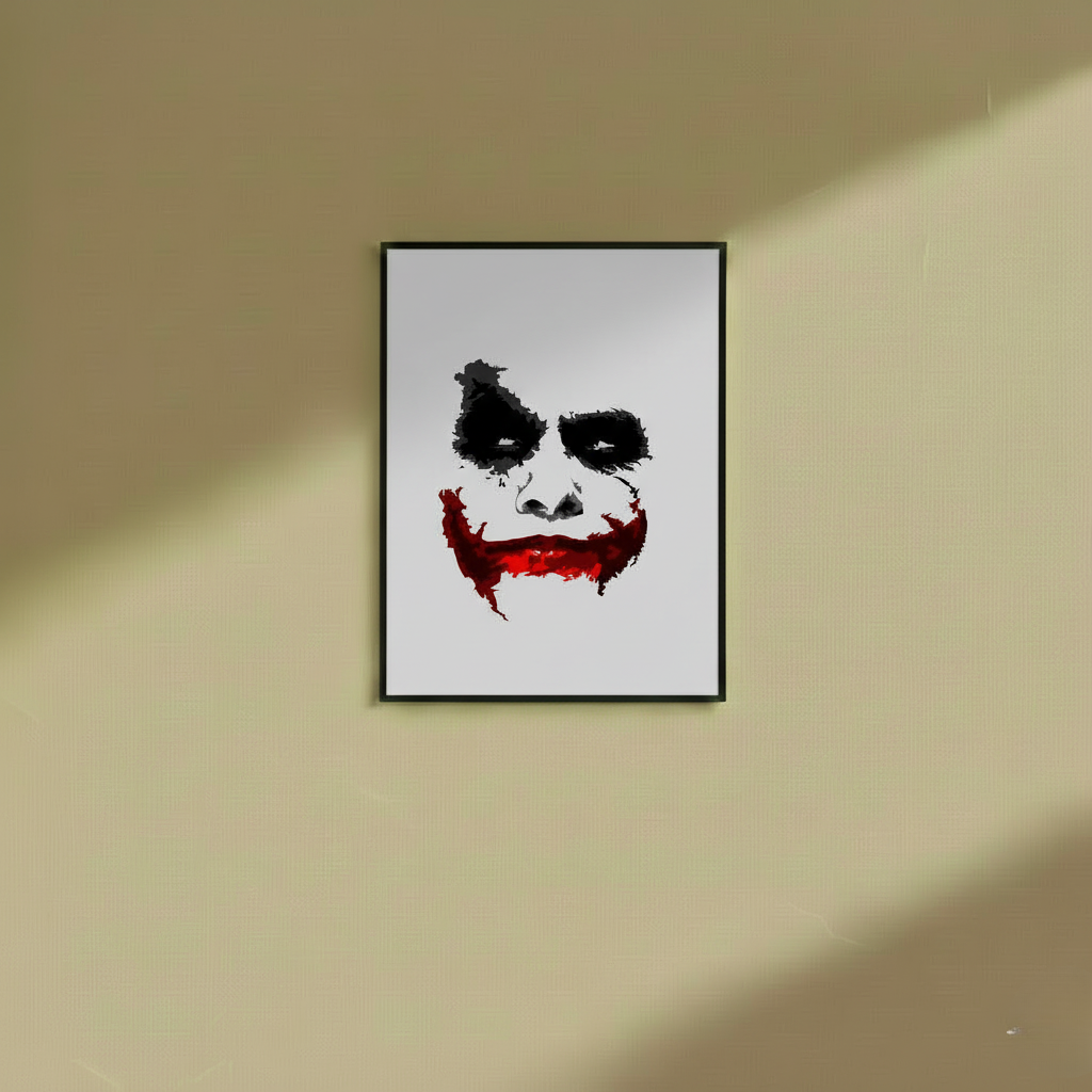The Joker Sketch - Wall Frame