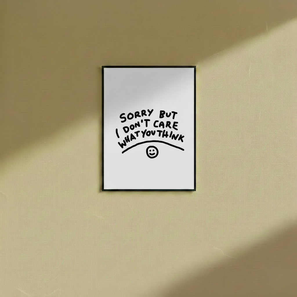 Sorry But...- Wall Frame