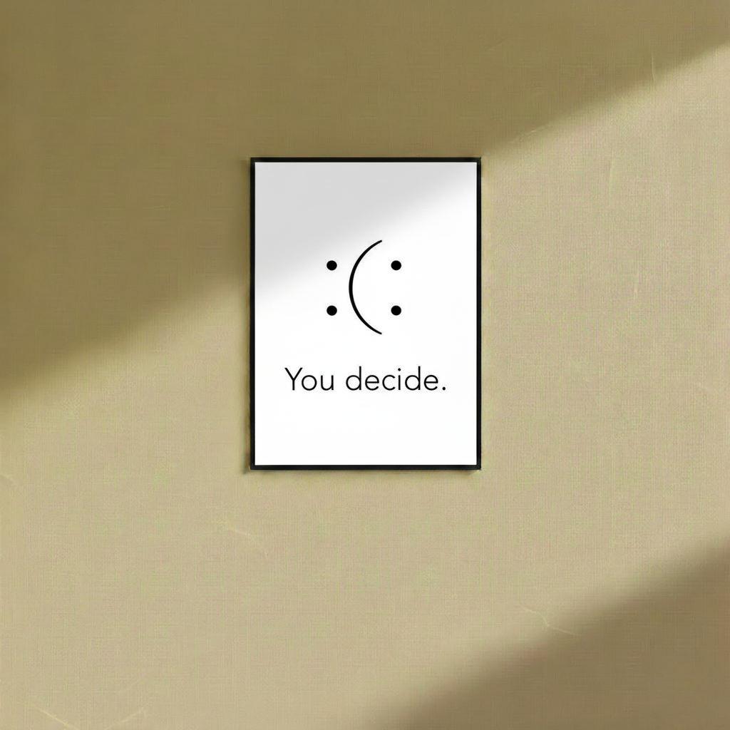 You Decide - Wall Frame