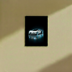 White Neon - Wall Frame